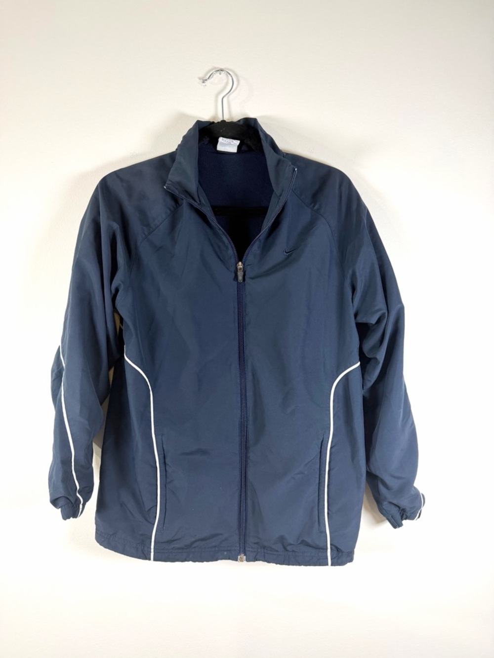 Nike Dri-Fit Navy Jacket with Black Accents